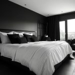 Chambre noir et blanc.