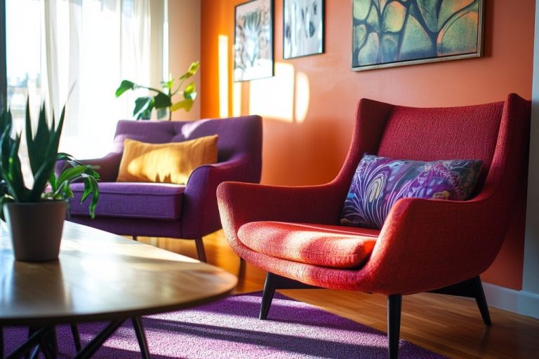 Couleurs joyeuses pour un intérieur vivant